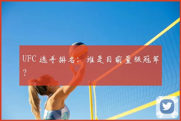 UFC 选手排名:谁是目前量级冠军?